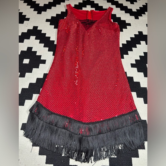 Flapper Babe, sparkly, fringe dress!! - Picture 6 of 10